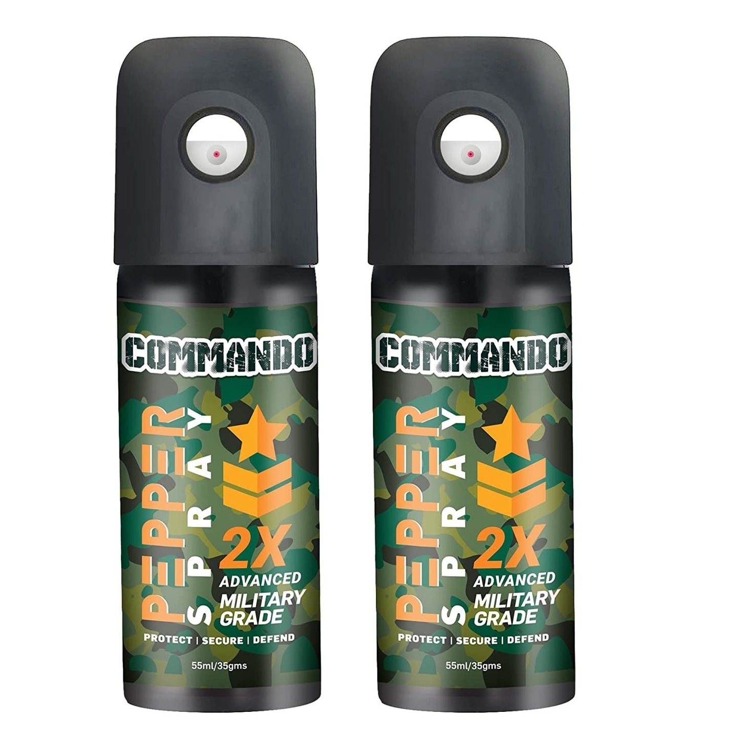 Commando 2X  Strong  Dome Type Pepper Spray  - 55ml (pack of 1)