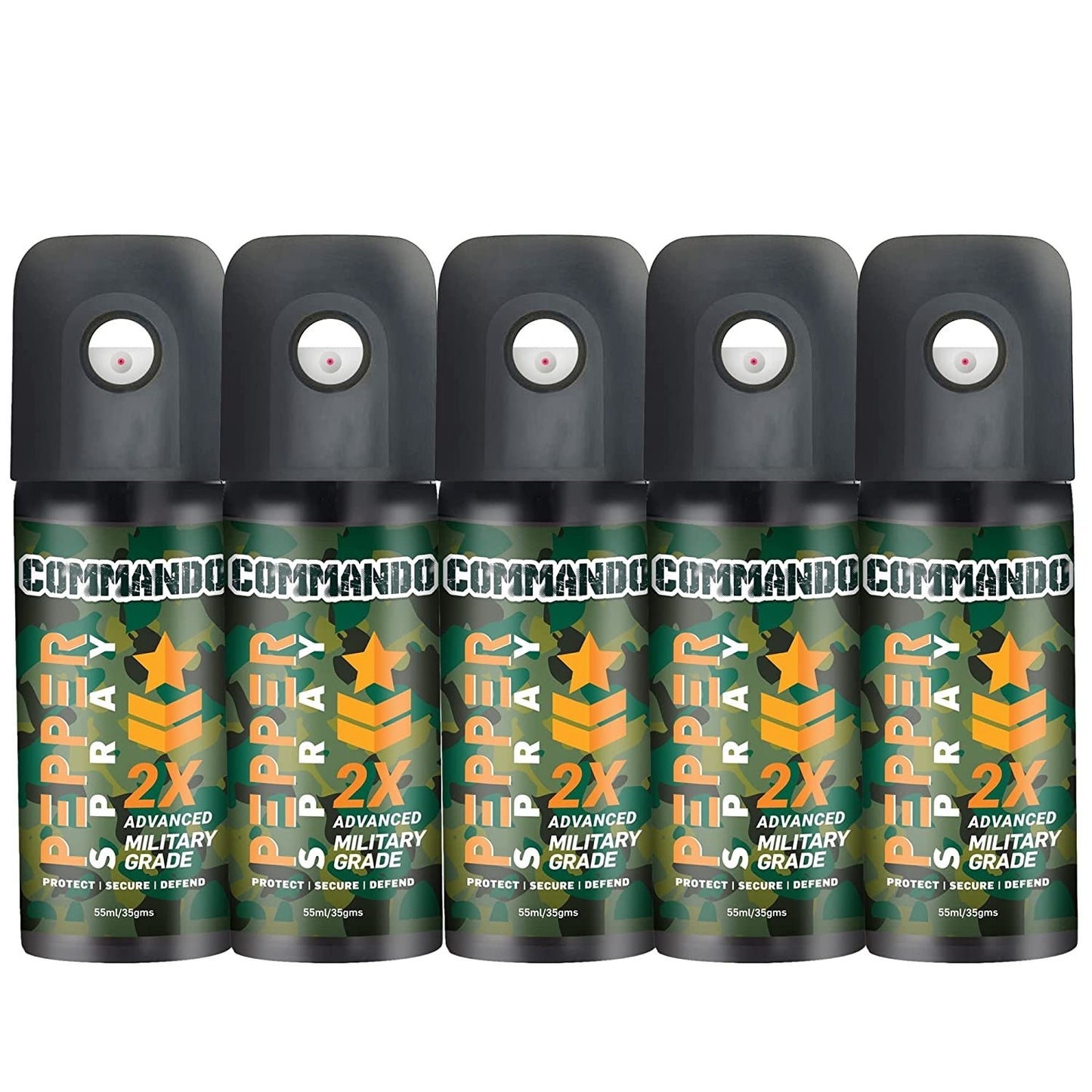 Commando 2X  Strong  Dome Type Pepper Spray  - 55ml (pack of 1)