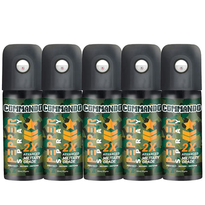 Commando 2X  Strong  Dome Type Pepper Spray  - 55ml (pack of 1)