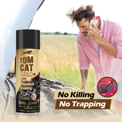 Tom Cat No Entry Rat Repellent Spray for Car, Truck & Bike (100 ML + 20 ML Extra) Free Delivery