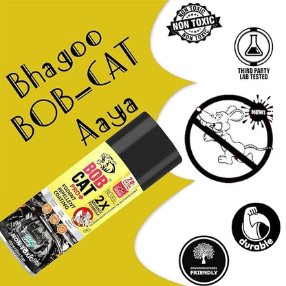 Shadow Securitronics BOB CAT 120ml Car Rat Repellent/Rodent Spray | 2X Advance Formula | Non- Toxic Rat Repeal Spray | 120ml Rat Repellent