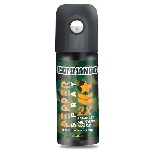 Commando 2X  Strong  Dome Type Pepper Spray  - 55ml (pack of 1)