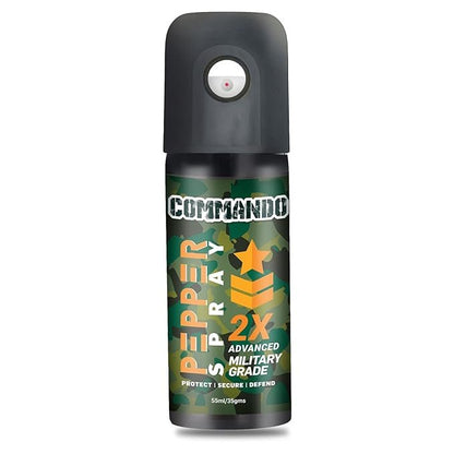 Commando 2X  Strong  Dome Type Pepper Spray  - 55ml (pack of 1)