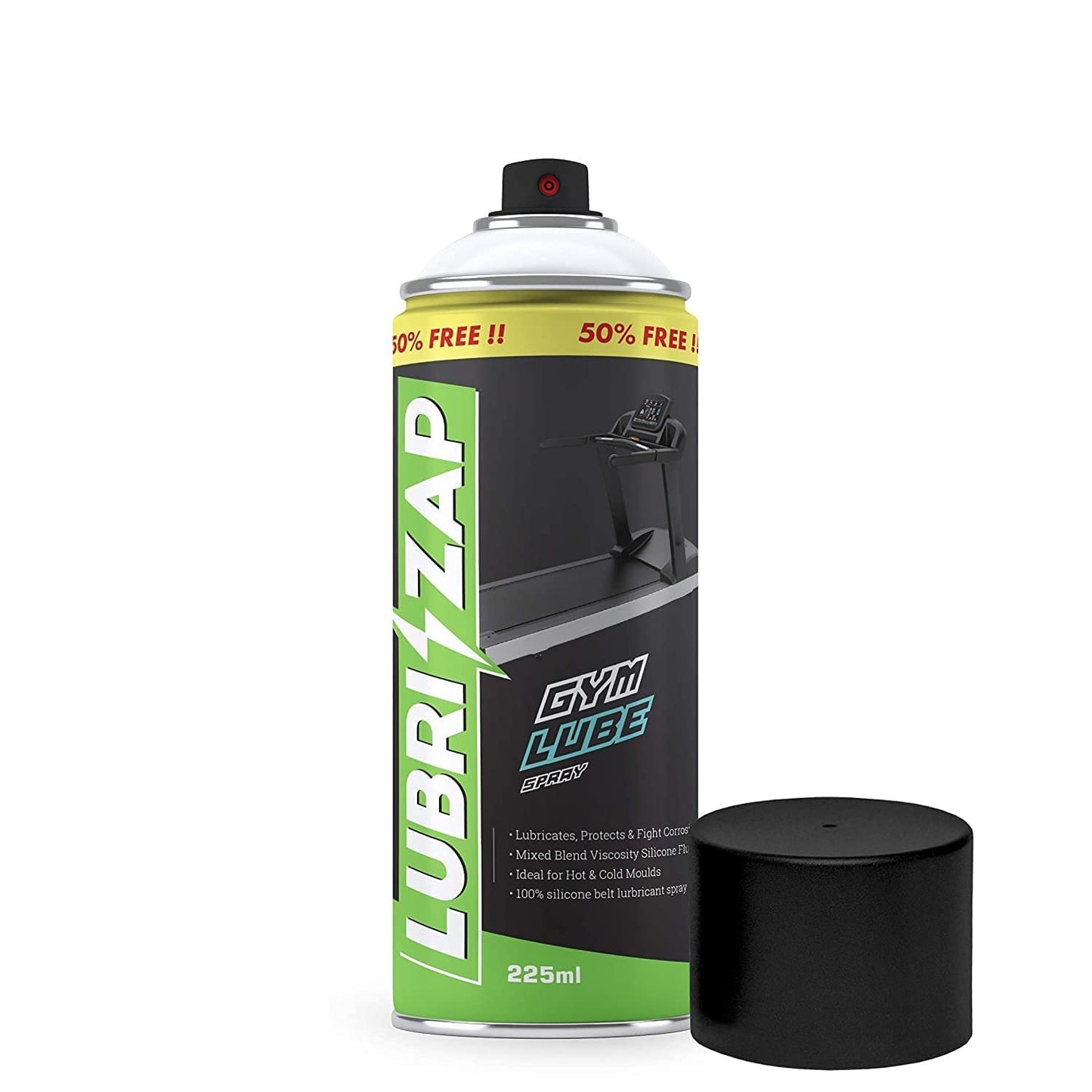Lubrizap Gym Equipment Lubricant Spray - 225ml