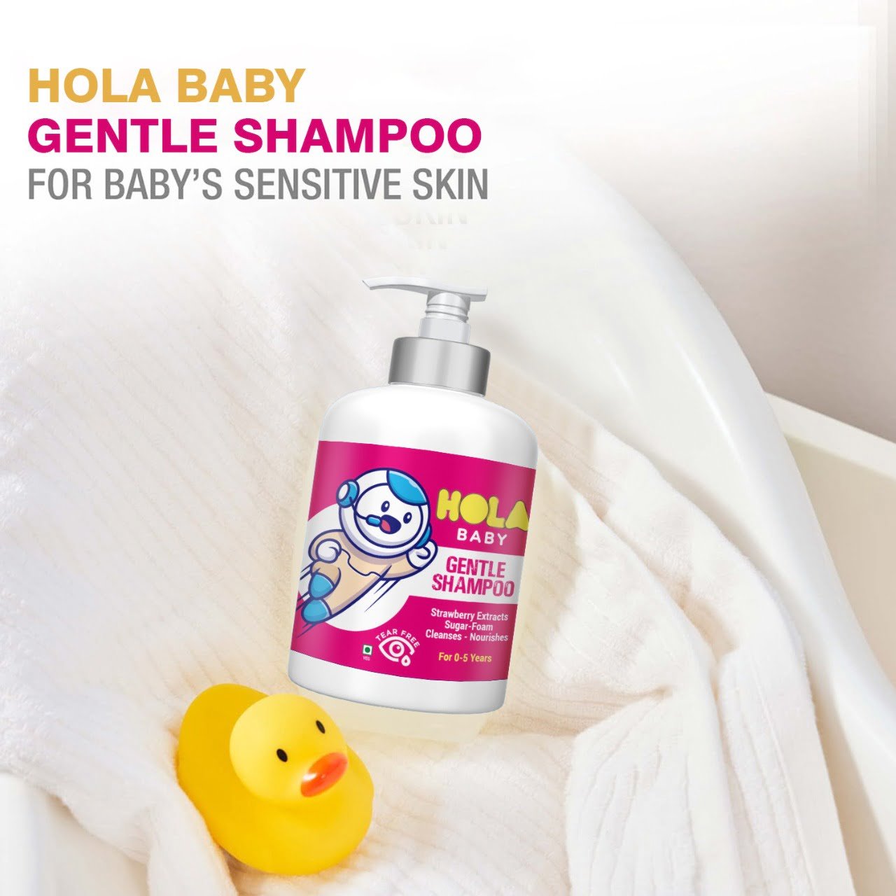 Hola Baby Shampoo for delicate scalp Shampoo_250 ml