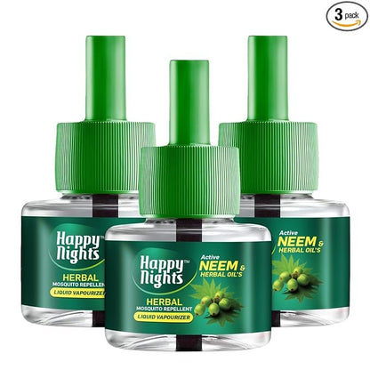 Happy Nights Neem Mosquito Refill | Herbal Neem Repellent