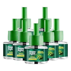 Happy Nights Neem Mosquito Refill | Herbal Neem Repellent