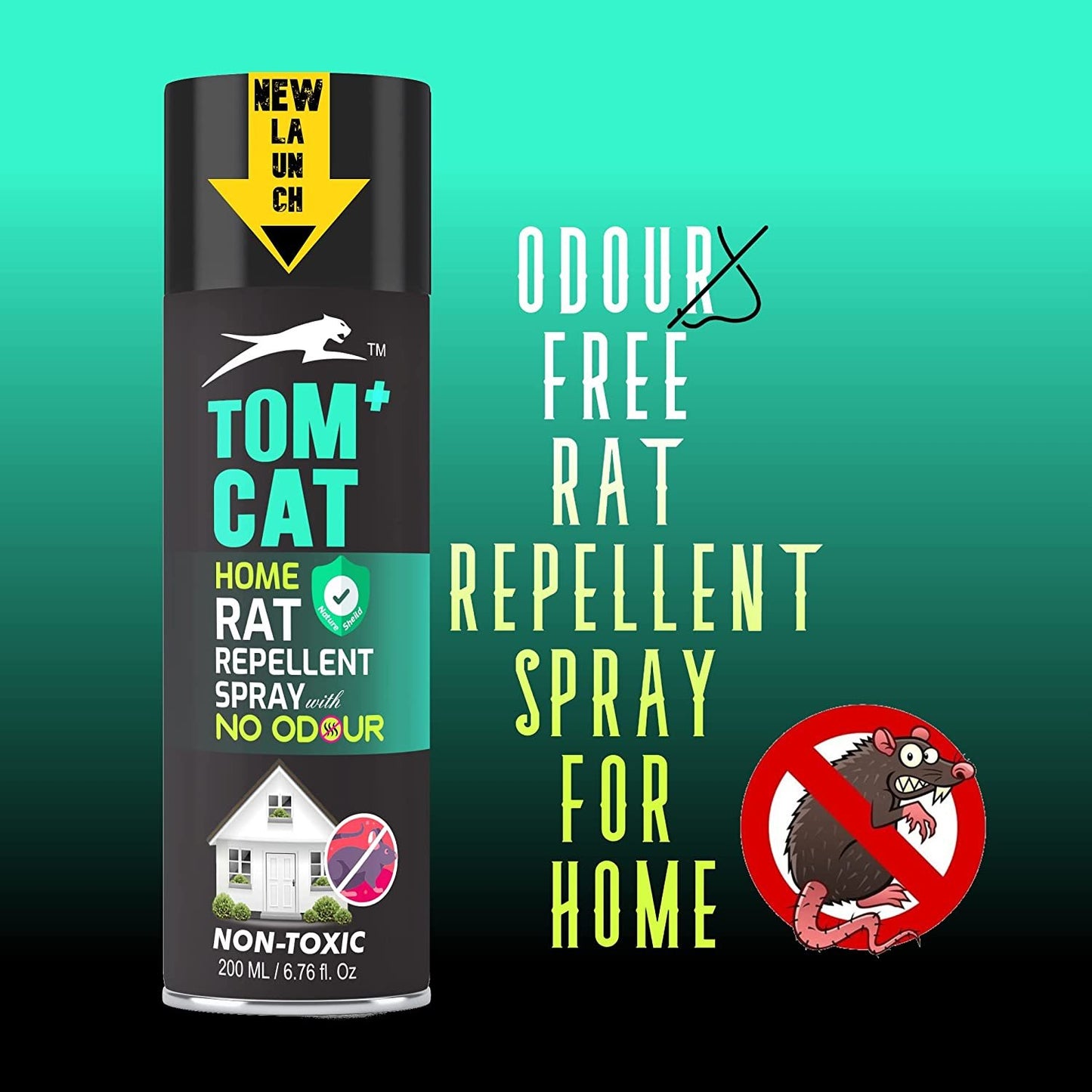 Tom Cat Rat  Repellent Spray for home - Free Delivery, Cash on Delivery available