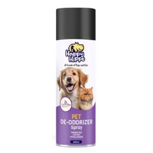 41Dg1204PSL.jpg Happy Hippo Pet Urine Odour Eliminator for Dogs and Cats | Pet Deodrant & Smell Remover | Pet Odour Eliminator | Lavender Fragrance | Potty Training Spray for Puppy, Cat and Dog - 200ml 200ML