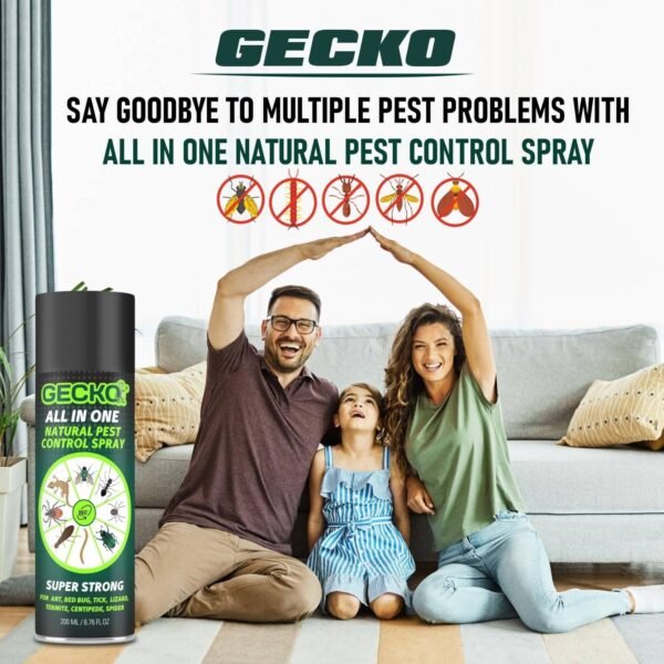 4bxt1x1BybKgE4N.jpg Shadow Securitronics Gecko Pest Control & Insect Repellent Spray, 100% Natural|No Kill Just Repel Easy To Use Non-Toxic (200Ml)|- FORMULATION 10X