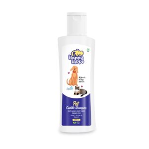511Yo2UBAmL._SL1500_.jpg Happy Hippo 200ml Aqua fragrance Pet Shampoo for All Breeds of Dogs & Cats| Paraben Free & 100% Vegan Shampoo for Pets| Organic Pet Shampoo| Shampoo for Puppies & Kitten (Pack of 1) Pack of 1