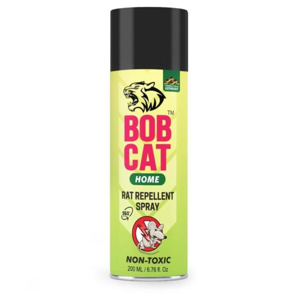 515eTtAu6GL._SL1500_.jpg BOB CAT No Entry Rat Repellent Home Protection Spray| Rodent Spray | Anti Rat Spray | Natural & Non-Toxic Mouse and Rodent Repellent | Quick, Easy Pest Control for Home | Pack of 1 x 200ml 200ML
