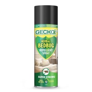 Gecko Natural Bed Bug Spray | Non-Toxic & Fast-Acting | Khatmal Repellent |Anti-Bed Bug Treatment for Home, Mattress, Sofa | Plant-Based Insect Control |Safe for Kids & Pets | Pack of 1 | 200ml | FORMULATION 10X