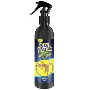 612uCOB8O4L._SL1500_.jpg Blue Raptor Lizard Repellent Spray | Herbal | Eco-Friendly | Chemical-Free | Repels Lizards | Food-Safe | Plant-Based | 200ml | Pack of 1 | FORMULATION 2X Pack of 1