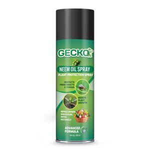 61BGJ3oqg5L._SL1500_.jpg Gecko Cold Pressed Water Soluble Aerosol Neem Oil Spray Plants & Garden For Indoor And Outdoor Removes Aphids Mites Whiteflies Fungus Thriphs Mildew | 1x200ml | FORMULATION X2 200ML