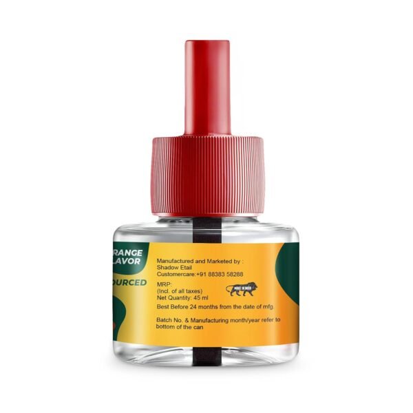 61JCnZODfML._SL1500_.jpg Happy Nights Orange Mosquito Refill | Herbal Orange Repellent | Repellent | Insect Vaporizer | Prevent from Dengue| Completely Herbal Safe for variationren | 45 ml (Pack of 7 Refill plus 1 machine) 45 ML