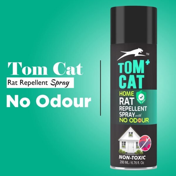 61VDjFA1L._SL1500_.jpg Shadow Securitronics Tom Cat No Entry Rat Repellent Spray for Home,Garage,Go-down,Highly Effective Easy to Spray Nozzle 1st time in India Odour Free Rat Repellent|200ML Rat Repel Spray-FORMULATION 3X Pack of 1
