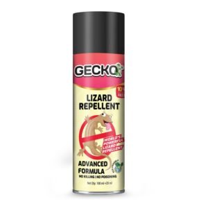 Gecko India's First Aerosol-Based Herbal Lizard Repellent Spray | Odourless, Eco-Friendly & Safe for Home Use | Long-Lasting 15-Day Protection | Gentle Plant-Based Formula | 120ml | FORMULATION 10X 120ML