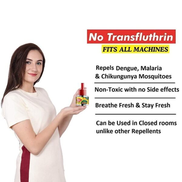 61iIv6HwU-L._SL1500_.jpg Happy Nights Orange Mosquito Refill | Herbal Orange Repellent | Repellent | Insect Vaporizer | Prevent from Dengue| Completely Herbal Safe for variationren | 45 ml (Pack of 7 Refill plus 1 machine) 45 ML