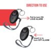 61o+w9SEBBL._SL1500_ Shadow Fit 130dB Personal Safety Alarm with LED