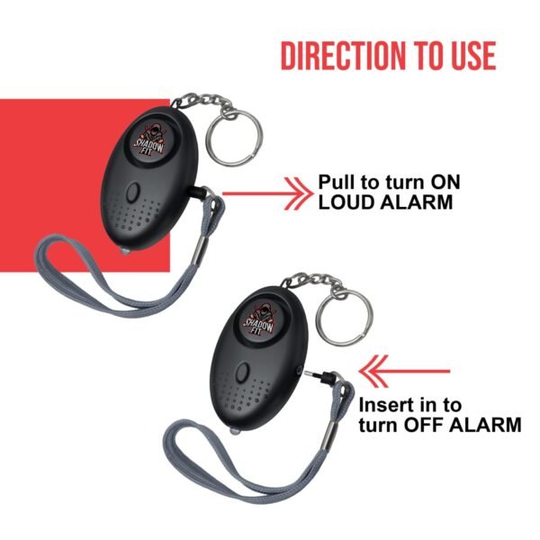 61o+w9SEBBL._SL1500_ Shadow Fit 130dB Personal Safety Alarm with LED