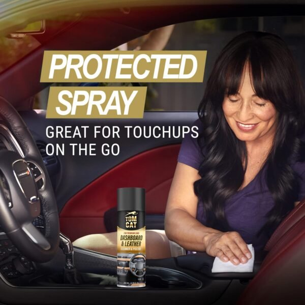 710N4If7kL._SL1500_.jpg Tom Cat Rat Repellent Car Spray for Cars with Dashboard Cleaner Spray for Instant Shine,Odour Free Rodent Repellent Spray for Car Engines and Dashboard Cleaner Vinyl/Leather/Rich Matte Finish- Combo