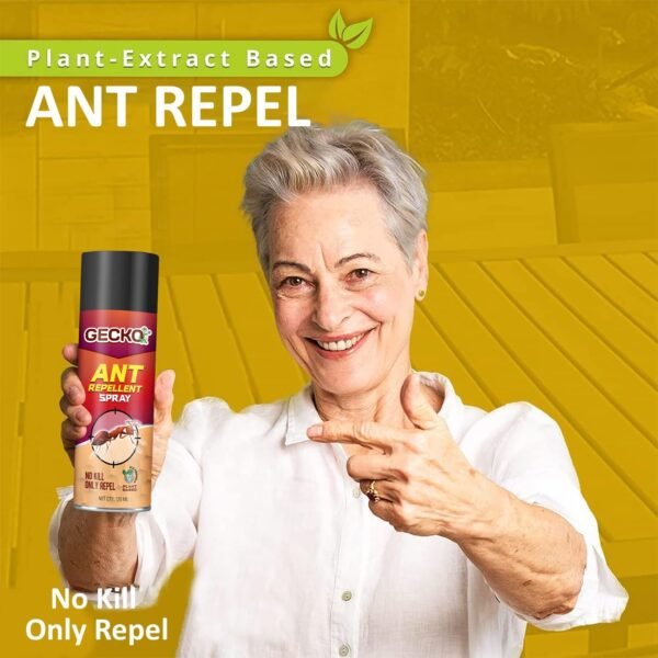 713QULny22L._SL1500_.jpg Gecko Ant Repellent Spray | 100% Herbal Formula for Home & Kitchen | Safe for Babies & Pets | Effective Against Red Ants | Suitable for Home, Office Use | 120ml | FORMULATION 10X 120ML