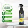 714XNLo9Z5L._SL1500_.jpg Blue Raptor Lizard Repellent Spray | Herbal | Eco-Friendly | Chemical-Free | Repels Lizards | Food-Safe | Plant-Based | 200ml | Pack of 1 | FORMULATION 2X Pack of 1
