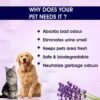Happy Hippo Pet Urine Odour Eliminator for Dogs and Cats | Pet Deodrant & Smell Remover | Pet Odour Eliminator | Lavender Fragrance | Potty Training Spray for Puppy, Cat and Dog - 200ml 200ML