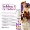 GECKO Pet Pro Anti Itch Oil Spray for Dogs & Cats | Flaxseed Oil, Olive Oil & Lemongrass Oil | Soothes Itchy & Dry Skin | Moisturizes Coat | Daily Skin Care Spray | 200g