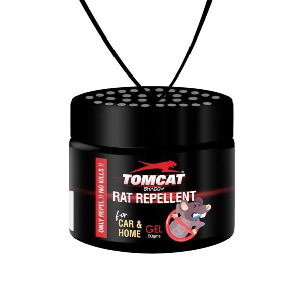 717YDzsJNL._SL1500_.jpg TomCat Rat Guard Herbal and Natural Rat Repellent Gel for Cars, Protects Vehicle Wires & Engine Bay, Long-Lasting Essential Oil Formula, Eco-Friendly & Non-Toxic | 50gms (Pack of 1) | FORMULATION X1 50grams