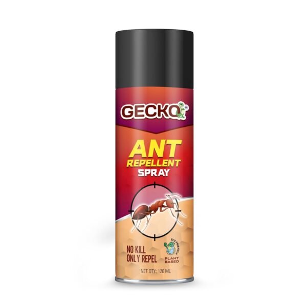 719F8iljkL._SL1500_.jpg Gecko Ant Repellent Spray | 100% Herbal Formula for Home & Kitchen | Safe for Babies & Pets | Effective Against Red Ants | Suitable for Home, Office Use | 120ml | FORMULATION 10X 120ML
