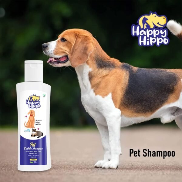 719KmCZKeCL._SL1500_.jpg Happy Hippo 200ml Aqua fragrance Pet Shampoo for All Breeds of Dogs & Cats| Paraben Free & 100% Vegan Shampoo for Pets| Organic Pet Shampoo| Shampoo for Puppies & Kitten (Pack of 1) Pack of 1