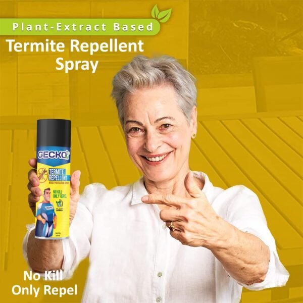 Gecko Termite Repellent Spray | 100% Herbal | Protects Wood & Furniture | 200ml | Pack of 1 | FORMULATION 10X Pack of 1
