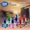 Happy Nights Plug In Room Freshener Kit | Champa Fragrance | Floral Air Freshener for Home, Bedroom, Bathroom, Office and Living Spaces | Long-Lasting & Safe | 3 Refill (45ml) + 1 Machine 45ML