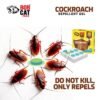 BOB CAT Natural Cockroach Repellent Gel | 100% Herbal | 30 Days Strong Protection