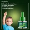71oLM0Mha1L._SL1500_ Happy Nights Neem Mosquito Refill | Herbal Neem Repellent | Repellent | Insect Vaporizer | Prevent from Dengue | Completely Herbal Safe for Children | 45 ml (Pack of 3 Refill Plus 1 Machine)