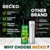 Gecko Cold Pressed Water Soluble Aerosol Neem Oil Spray Plants & Garden For Indoor And Outdoor Removes Aphids Mites Whiteflies Fungus Thriphs Mildew | 1x200ml | FORMULATION X2 200ML