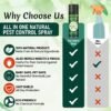 71vvZ4fNE2L._SL1500_.jpg Gecko All-in-One Insect Repellent Spray | Multi-Purpose Insect Control for Lizard, Ant, Termite, Bed Bugs, Spider, Fly, Centipede, Mouse | 100% Natural Formula - 120ml | FORMULATION 10X 120ML