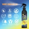 71xDgKTYPBL._SL1500_.jpg Blue Raptor Lizard Repellent Spray | Herbal | Eco-Friendly | Chemical-Free | Repels Lizards | Food-Safe | Plant-Based | 200ml | Pack of 1 | FORMULATION 2X Pack of 1