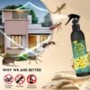 Blue Raptor All-In-One Insect Control Spray | Repels Cockroaches, Bed Bugs, Spiders | Natural, Non-Toxic | Easy-to-Use | 200ml | Pack of 1 | FORMULATION 2X 200ML