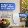 Gecko Flying Insect Trap 1 Plug in Device & 5 Refill Cartridges - Plug in Fly Trap & Indoor Bug Catcher for Gnats, House & Fruit Flies - Blue & UV Light Technology, Alternative to Bug Zappe