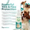 Gecko Pet Pro Anti Tick & Flea Care Spray for Dogs & Cats | 2× Concentrated External Parasite Care | Coat Hygiene & Grooming Support | Lemongrass & Citronella Oil | 200 ml