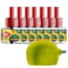 81HmtQG7iGL._SL1500_.jpg Happy Nights Orange Mosquito Refill | Herbal Orange Repellent | Repellent | Insect Vaporizer | Prevent from Dengue| Completely Herbal Safe for variationren | 45 ml (Pack of 7 Refill plus 1 machine) 45 ML