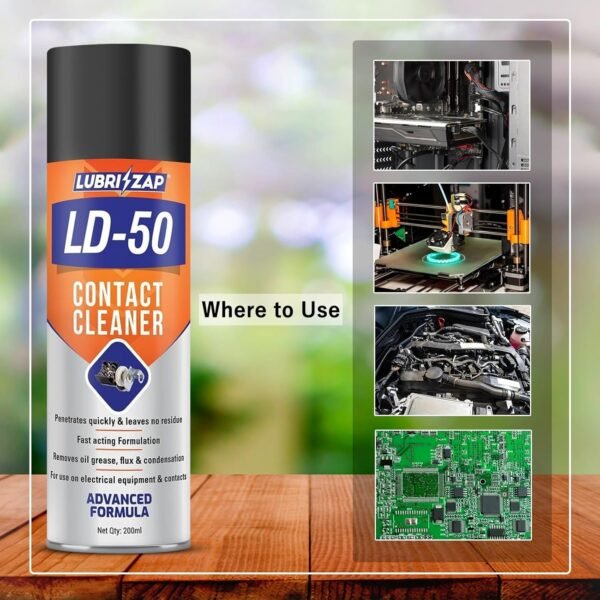 81Uw3eQlhuL._SL1500_.jpg Shadow Securitronics Lubrizap Contact Cleaner 200ml - Drive Out Dirt, Dust, Oil, Flux Residue and Moisture from Sensitive Electrical Parts and Equipment with Ease 200ML