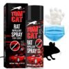 81dN8bmQyL._SL1500_.jpg Shadow Securitronics TOMCAT No Entry Rat Repellent Spray for Cars Highly Effective Lasts 1 Year Leak Free Easy to Spray Nozzle, Non Toxic, 200ML Repellent with Protective Glove & Mask Pack of 1