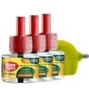 81fhYacN49L._SL1500_.jpg Happy Nights Orange Mosquito Refill | Herbal Orange Repellent | Repellent | Insect Vaporizer | Prevent from Mosquito | Completely Herbal Safe for variationren | 45 ml (Pack of 3 Refill plus 1 machine) Pack of 3