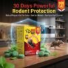 81nevtHi6dL._SL1500_ BOB CAT Pro+ Peppermint Repellent Rat Balls | Protection from Rodent | Safe No-Kill | 100% Herbal & Natural | 30-Day Protection | for Car, Home,Warehouse,Factory & Office | 10 Piece | Formulation 4X