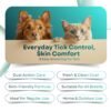 Gecko Pet Pro Anti Tick & Flea Care Spray for Dogs & Cats | 2× Concentrated External Parasite Care | Coat Hygiene & Grooming Support | Lemongrass & Citronella Oil | 200 ml