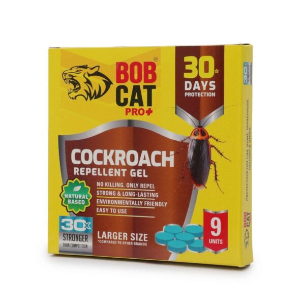 Cockroach Repellent Gel | 100% Herbal & Natural | Most Effective Long-Lasting 30 Days Protection| Pack of 6 | FORMULATION 20X Pack of 9